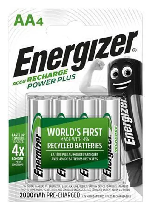 Hauptbild des Produkts Nabíjecí baterie, AA, 4x2000 mAh, ENERGIZER "Power Plus"