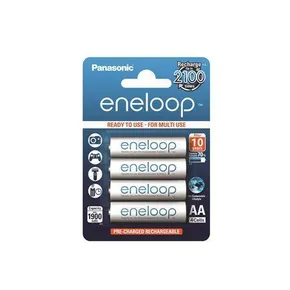 Akku, AA (Bleistift), 4x1900 mAh, PANASONIC Eneloop