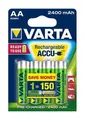 Ladungsfähige Batterie, AA (Mignon), 4x2500 mAh, vorgeladen, VARTA "Power Accu"