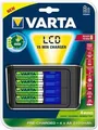 Akkuladegerät, AA/AAA, 4x2400 mAh AA, LCD-Display, 3 verschiedene Funktionen, Autoladegerät