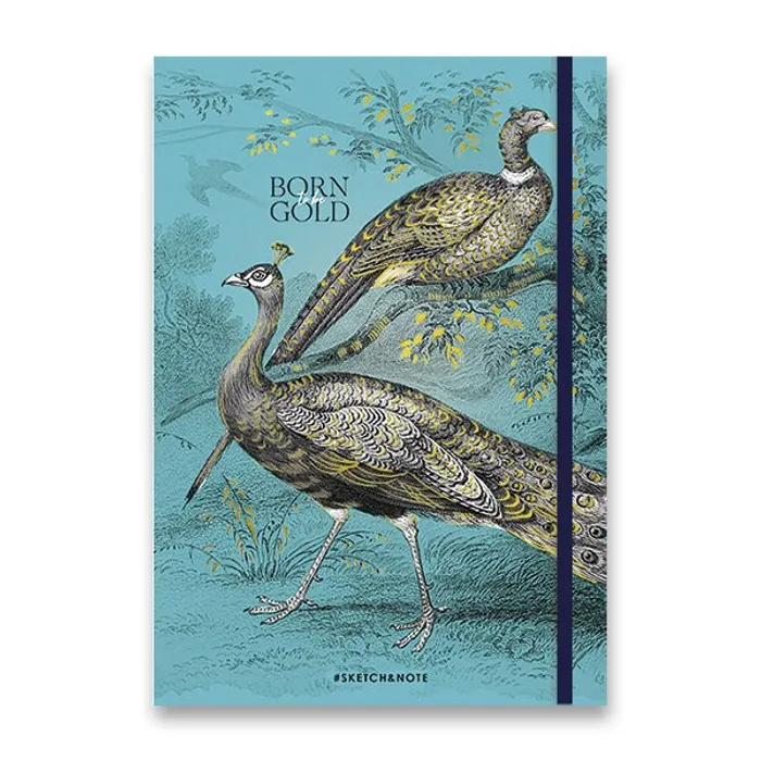 Hauptbild des Produkts Náčrtník Shkolyaryk Muse Sketch & Note Born Gold A5, tečkovaný, 80 listů