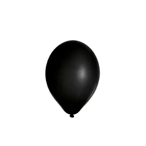Luftballon schwarz durchmesser 25cm `M` [10 St.]