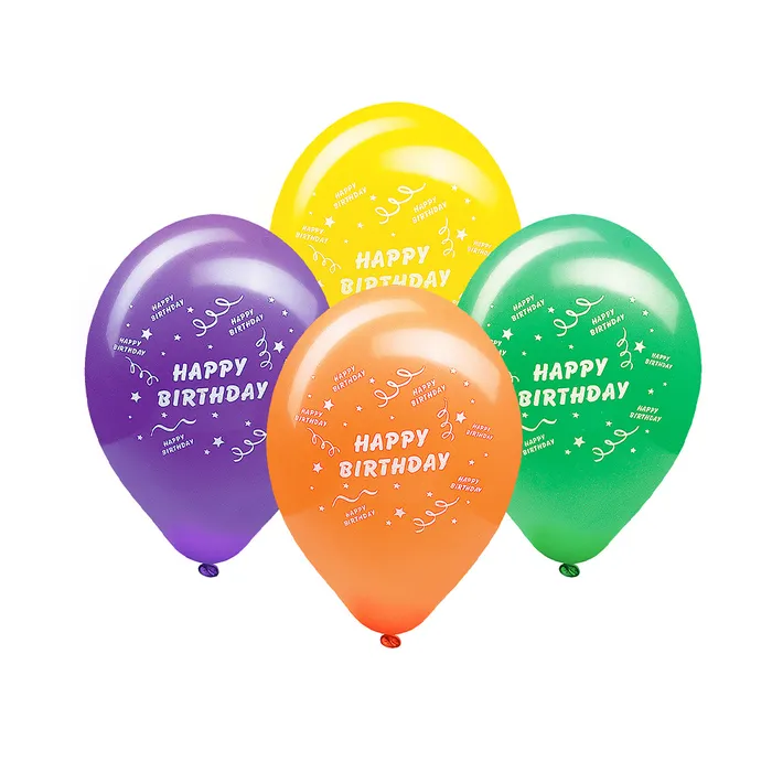 Hauptbild des Produkts Nafukovací balónky "Happy Birthday" "M" [100 ks]