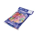Luftballon HAPPY BIRTHDAY bunt gemischt durchmesser 25cm `M` [100 St.]