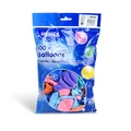 Luftballon HAPPY BIRTHDAY bunt gemischt durchmesser 25cm `M` [100 St.]