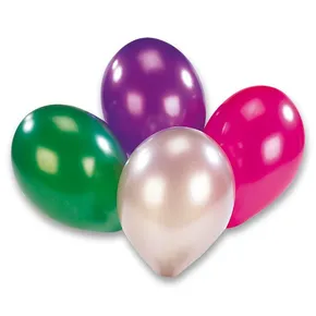Aufblasbare Metallballons 8 Stück, Farbmix