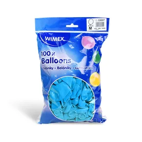 Luftballon himmelblau durchmesser 25cm `M` [100 St.]
