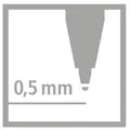 Ersatzmine - STABILO EASYoriginal Refill - mittel - blau verschwindend [1 Stk]