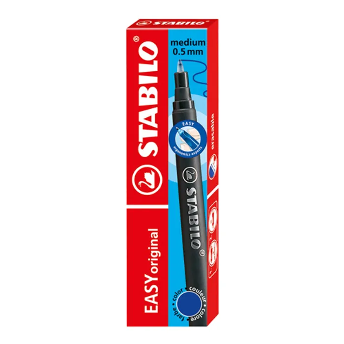 Hauptbild des Produkts Náhradní náplň STABILO EASYoriginal Refill - medium - modrý zmizíkovatelný inkoust [3 ks]