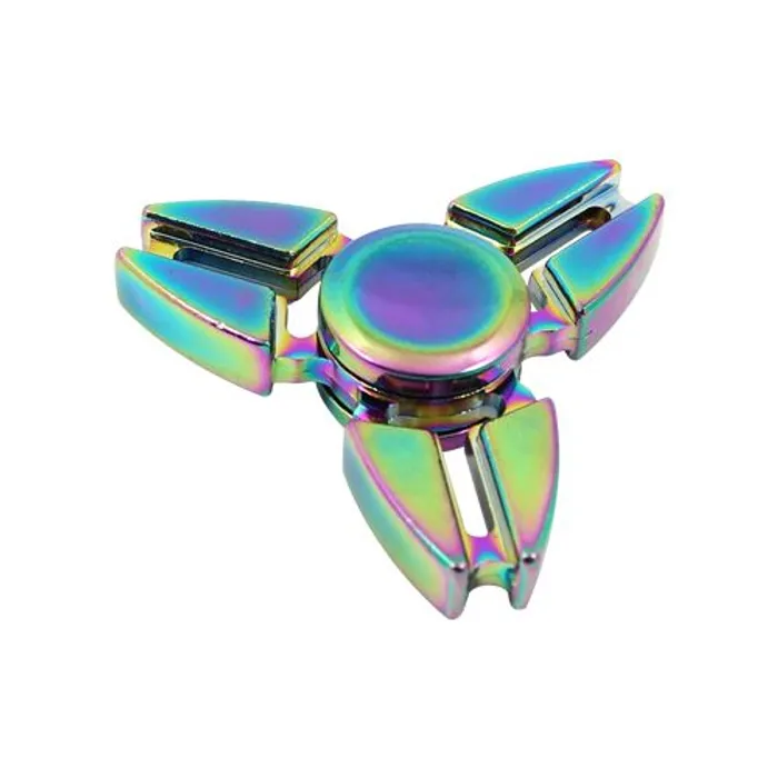 Hauptbild des Produkts Rainbow Fidget Spinner - 6,5 cm, duhový kov