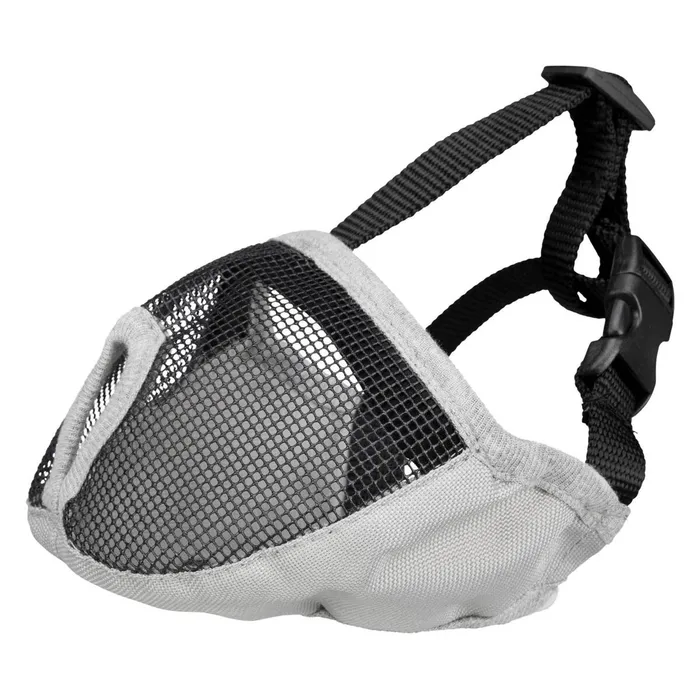 Hauptbild des Produkts Náhubek pro krátkonosá plemena, polyester M, 40 cm, šedý