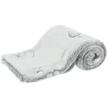 Weiteres Produktbild NANDO Fleecedecke mit hohem Flor – hellgrau 75 x 50 cm