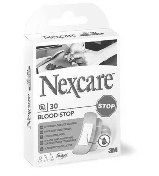 Hauptbild des Produkts Náplast na zastavení krvácení, 3M "Nexcare Blood Stop", 30ks/balení