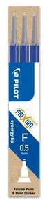 Rubber PILOT Frixion Nachfüllung 0,5 mm Mikrospitze - blau [1 Stk]
