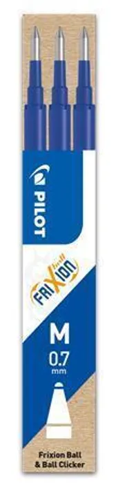 Hauptbild des Produkts Náplň do gumovacího rolleru Pilot FriXion 0,7 mm modrá – 3 ks