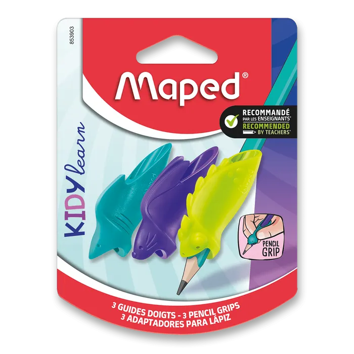 Hauptbild des Produkts Nástavec na tužku Finger Guide Maped Kidy Learn Grip Animals - 3 ks
