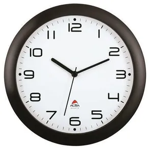 Wanduhr Hornew, 30 cm, ALBA, schwarz