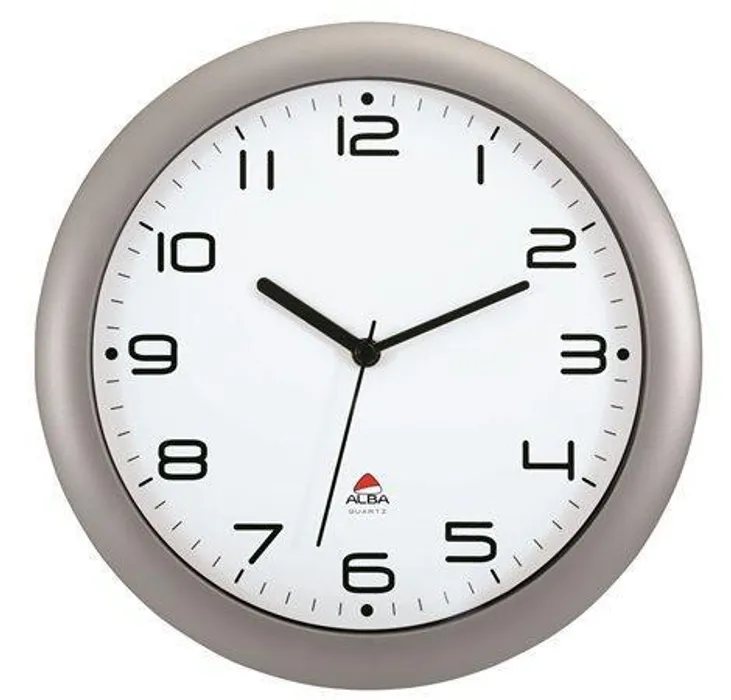 Hauptbild des Produkts Nástěnné hodiny "Hornew", 30 cm, ALBA, stříbrné