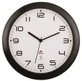 Wanduhr Hornewrc, Funk, 30 cm, ALBA, schwarz