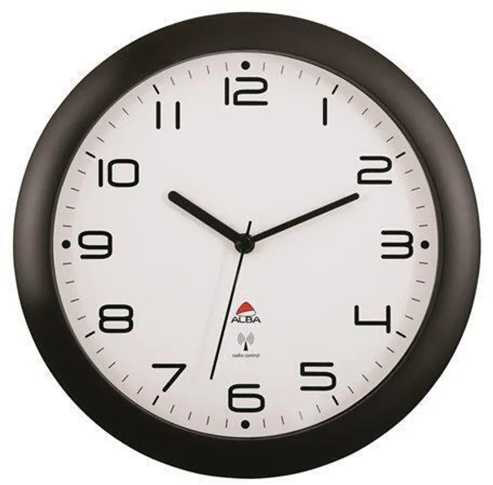 Hauptbild des Produkts Nástěnné hodiny "Hornewrc", radio-control, 30 cm, ALBA, černé
