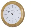 Wanduhr, natürlich, Holzrahmen, 28 cm, ohne Ziffern, SECCO