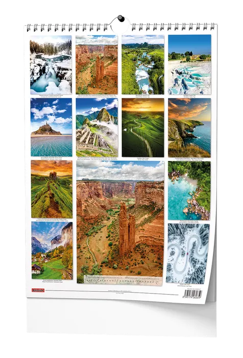 Hauptbild des Produkts Nástěnný kalendář - Beautiful world - A3