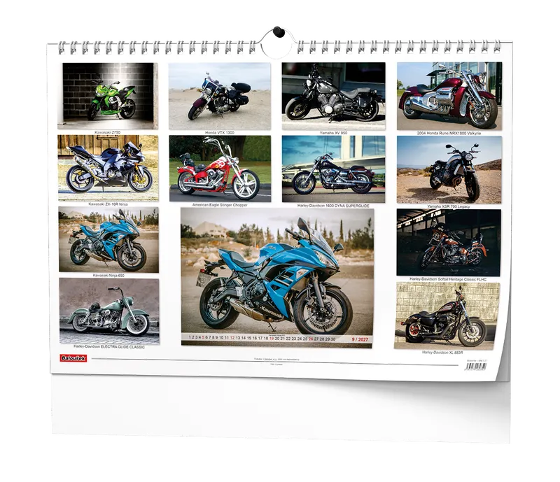 Hauptbild des Produkts Nástěnný kalendář - Motorbike - A3
