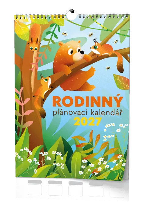 Hauptbild des Produkts Nástěnný kalendář - Rodinný plánovací kalendář - A3