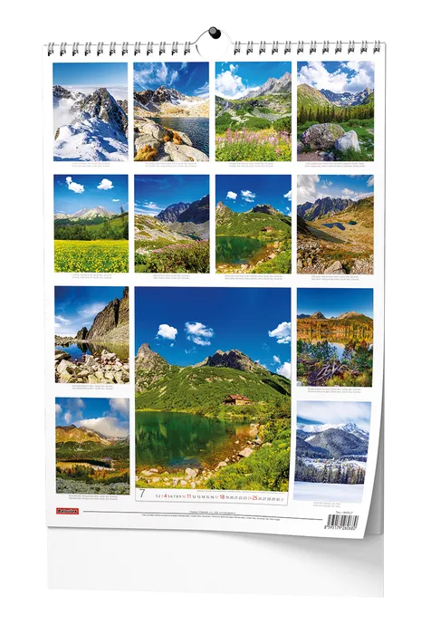 Hauptbild des Produkts Nástěnný kalendář - Tatry - A3