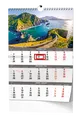 Wandkalender - Dreimonatskalender - A3 - Bildkalender