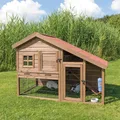 Natura Holzhaus mit Gehege für Kaninchen 151x107x80 cm