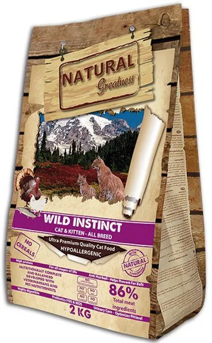 Hauptbild des Produkts Natural Greatness Cat Wild Instinct /kuře,krůta/ 2 kg