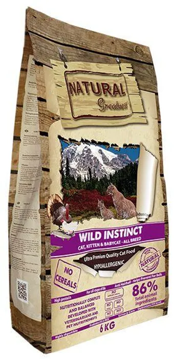 Hauptbild des Produkts Natural Greatness Cat Wild Instinct /kuře,krůta/ 600g