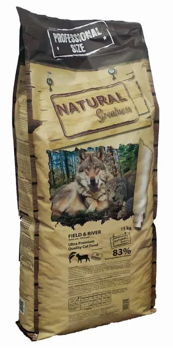Hauptbild des Produkts Natural Greatness Field,River Cat Recipe /losos,jehně 15 kg
