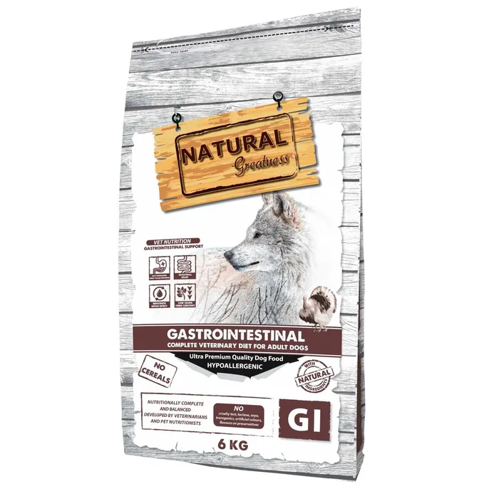 Hauptbild des Produkts Natural Greatness GASTROINTESTINAL veterinární dieta pro psy 2 kg