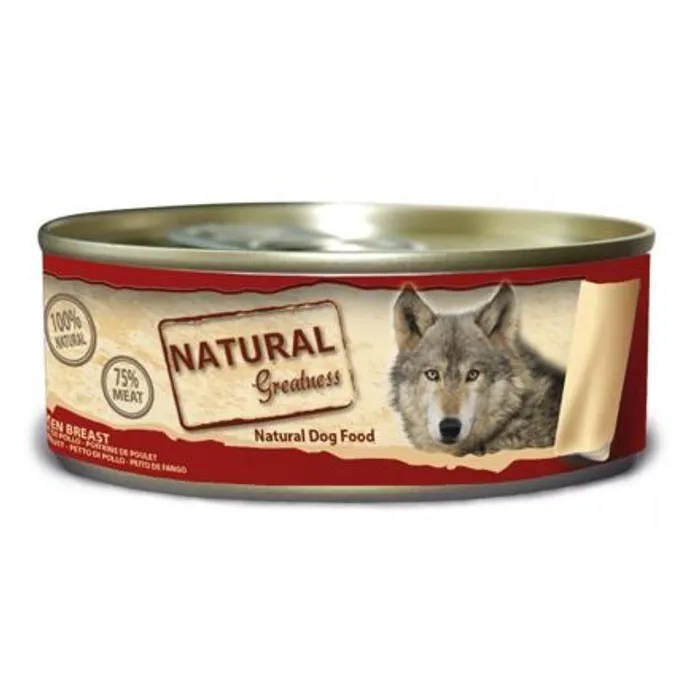 Hauptbild des Produkts Natural Greatness kuřecí prsa, konzerva pro psy 156 g
