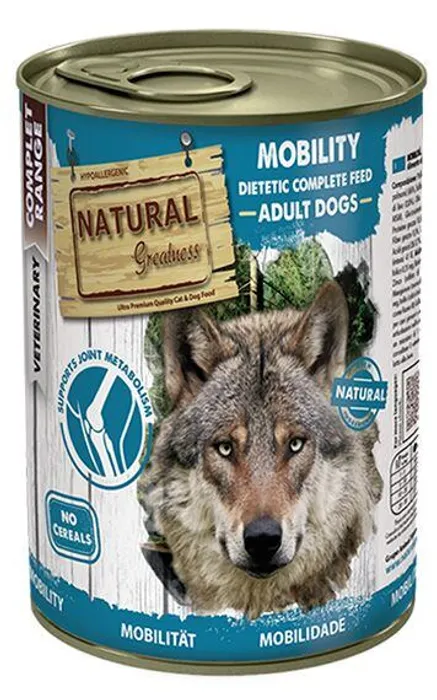 Hauptbild des Produkts Natural Greatness MOBILITY, veterinární dieta, konzerva pro psy 400g