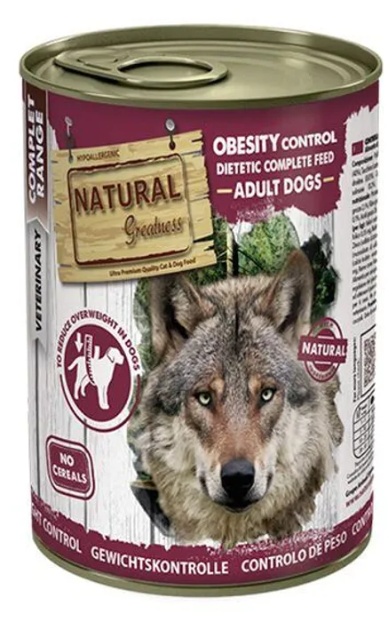 Hauptbild des Produkts Natural Greatness OBESITY CONTROL, veterinární dieta, konzerva pro psy 400g