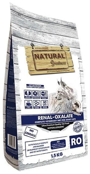 Hauptbild des Produkts Natural Greatness RENAL-OXALATE veterinární dieta pro kočky 1,5 kg