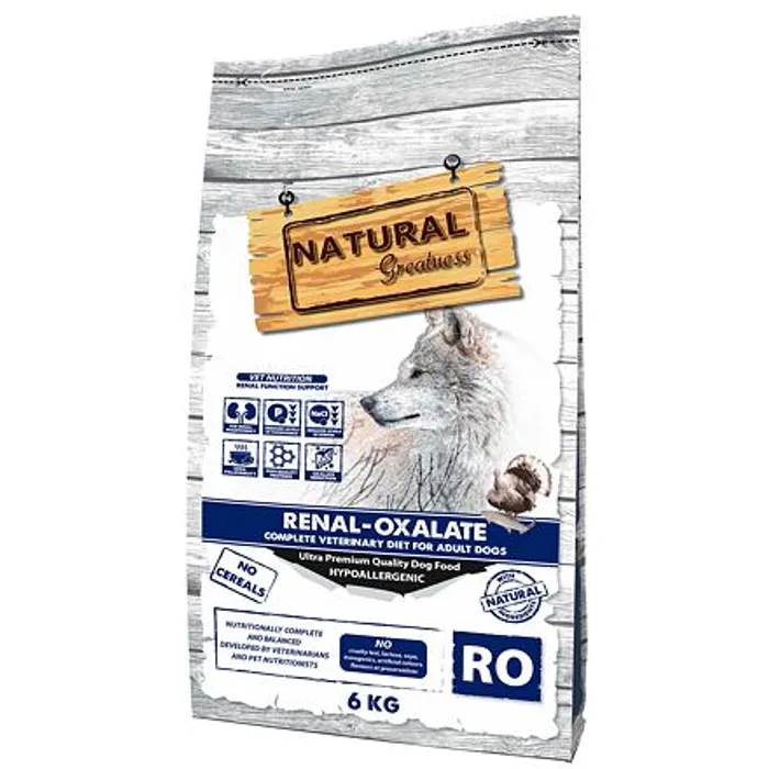 Hauptbild des Produkts Natural Greatness RENAL - OXALATE veterinární dieta pro psy 6 kg