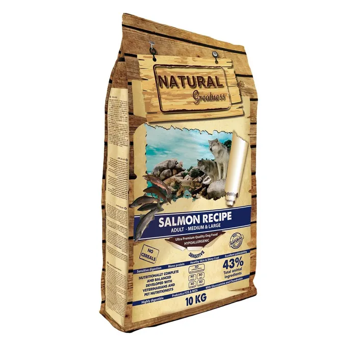 Hauptbild des Produkts Natural Greatness Salmon Recipe Medium,Large /losos 10 kg