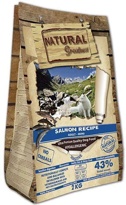 Hauptbild des Produkts Natural Greatness Salmon Recipe Mini Sensitive /losos 2 kg