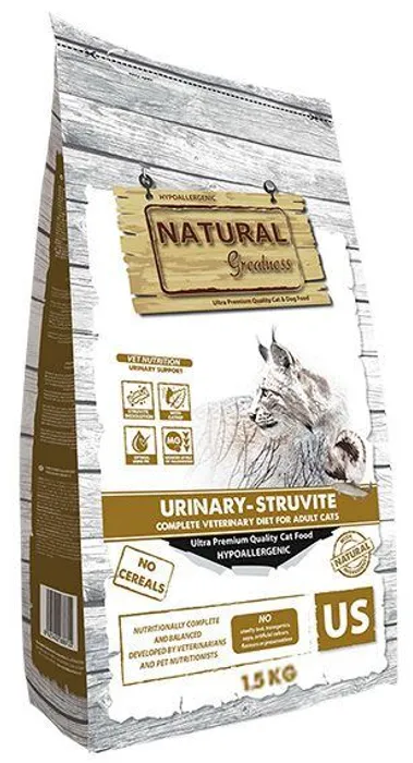 Hauptbild des Produkts Natural Greatness URINARY-STRUVITE veterinární dieta pro kočky 1,5 kg