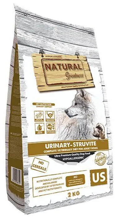 Hauptbild des Produkts Natural Greatness URINARY STRUVITE veterinární dieta pro psy 2 kg