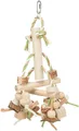 Natural Living - buntes Hängespielzeug aus Holz 31 cm