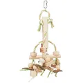 Natural Living - buntes Hängespielzeug aus Holz 31 cm