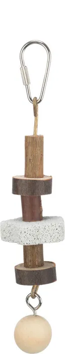 Hauptbild des Produkts Natural Living-dřevěná kolečka, lávový kámen pro ptáky 16cm