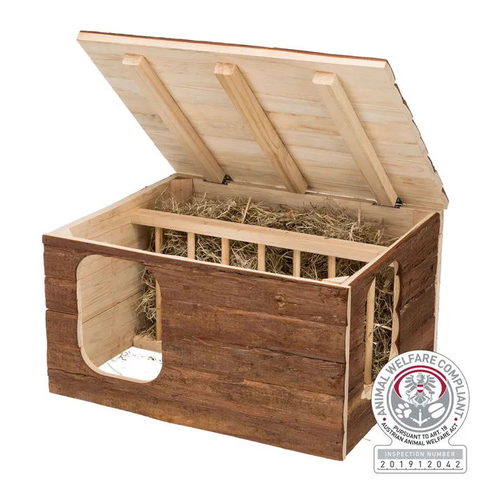 Hauptbild des Produkts Natural Living přírodní dř. domek HILKE s jesličkami 40x23x32 cm