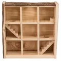 Weiteres Produktbild Natural Living Spielturm/Labyrinth für Mäuse und Zwerghamster, 3 Etagen 30x30x10 cm