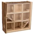 Weiteres Produktbild Natural Living Spielturm/Labyrinth für Mäuse und Zwerghamster, 3 Etagen 30x30x10 cm
